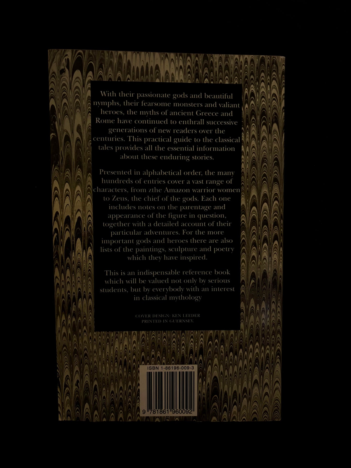 A HANDBOOK OF CLASSICAL MYTHOLOGY